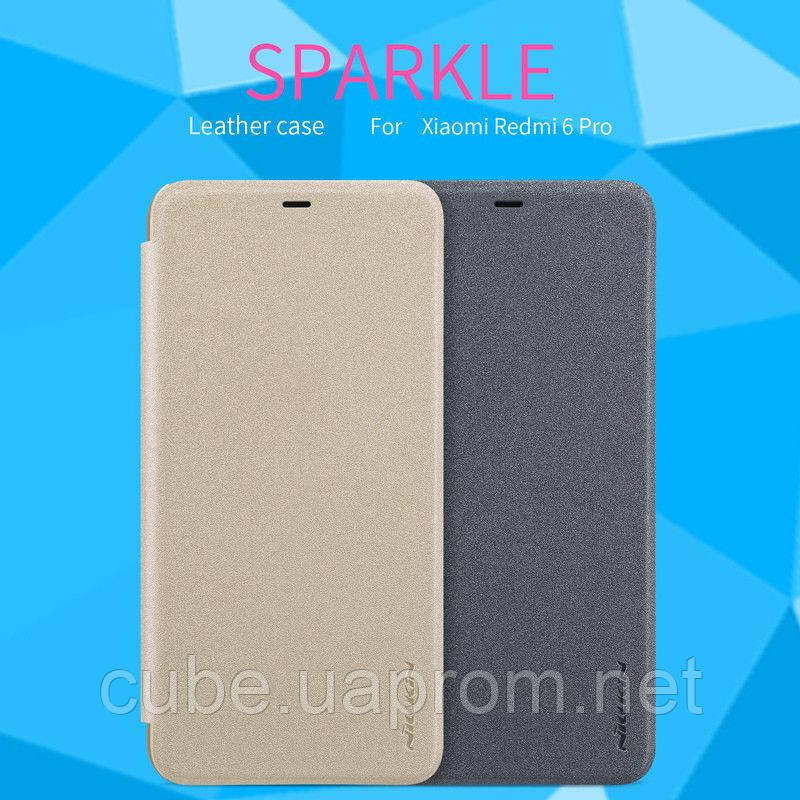 Захисний Фліп чохол Flip Case Nillkin для Xiaomi Redmi 6 Pro Mi A2 Lite