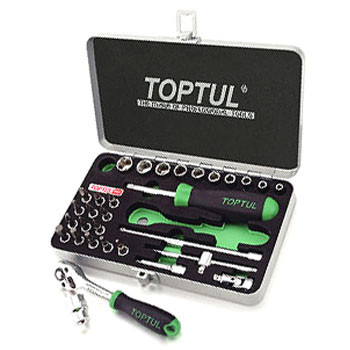 Набір інструменту 1/4" 31ед. Toptul GCAD3101