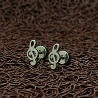 Чоловічі сережки "Мелодія"