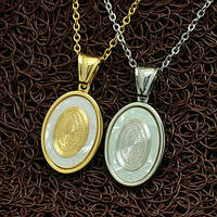 Парні медальйони "Діва Марія"