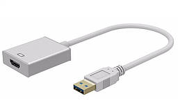 Кабель-перехідник Dynamode USB 3.0 - HDMI 1.3 0.18 м (USB3.0-HDM)