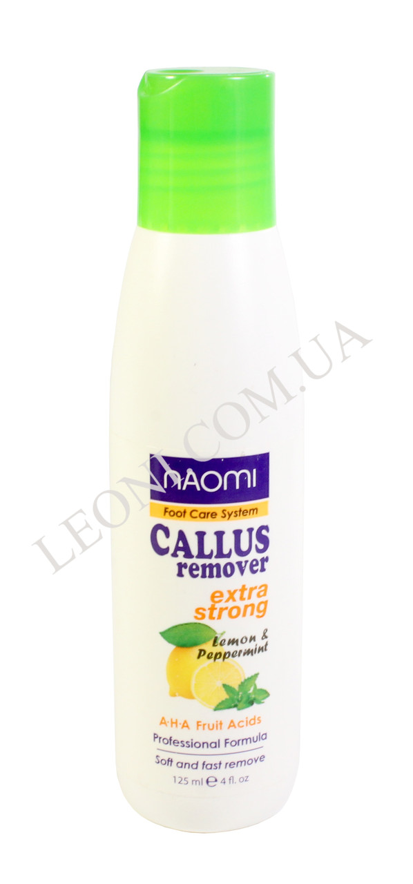 Каллус ремувер NAOMI кислотний з ароматом лимона та м'яти 125 мл