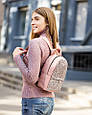 Рюкзак Fancy mini світло-рожевий флай із рожевим глітером, фото 5