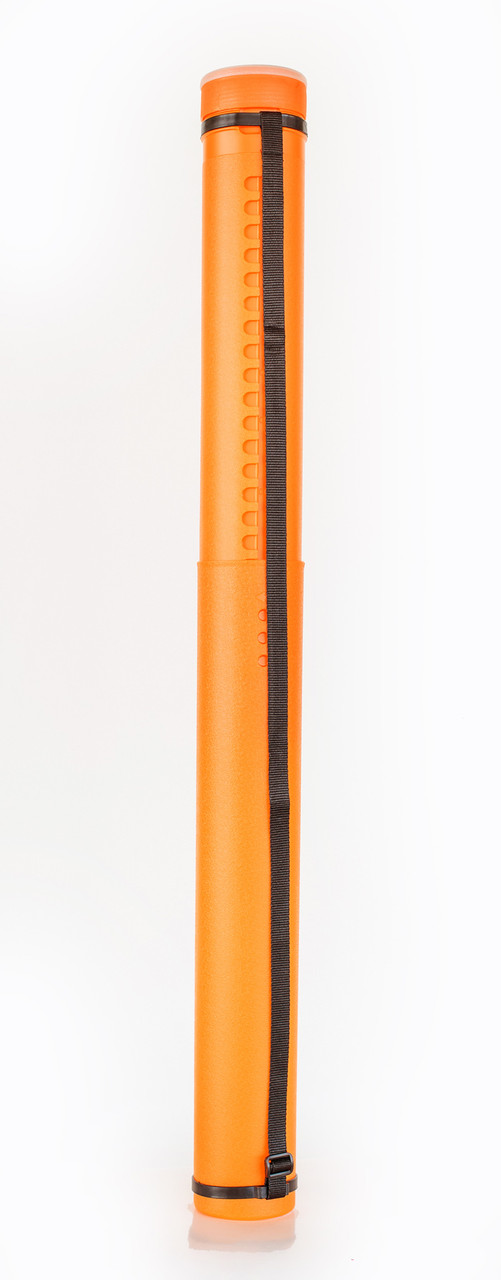 Тубус "Santi" розсувний, діаметр 8.5 см, довжина 65-110 див. колір оранжевий., фото 1