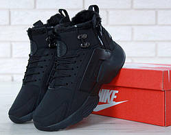 Зимові чоловічі кросівки Nike Huarache X Acronym City Winter "Чорні" р. 40-45