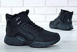 Зимові чоловічі кросівки Nike Huarache X Acronym City Winter "Чорні" р. 40-45, фото 3