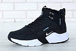 Зимові унісекс кросівки Nike Huarache X Acronym City Winter "Чорні з білим" р. 40-45, фото 2
