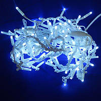 Гірлянда вулична Бахрома LED 140 біла, білий дріт