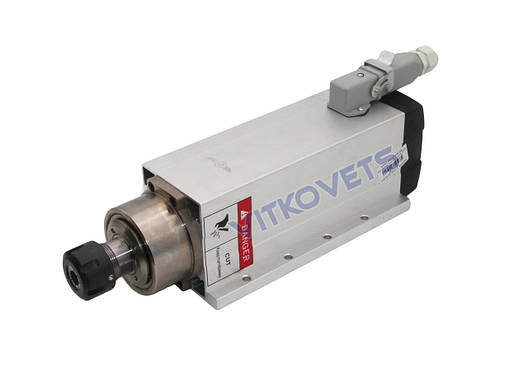 Шпиндель (з фланцем) GDZ-3.2-300, 3.2 kw, ER25, 13А з повітряним охолодженням, фото 1