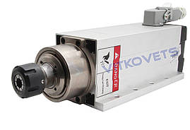 Шпиндель (з фланцем) GDZ-3.2-300, 3.2 kw, ER25, 13А з повітряним охолодженням, фото 3
