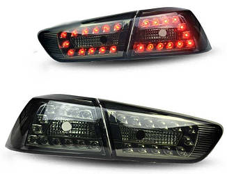 Ліхтарі Mitsubishi Lancer X тюнінг Led оптика тоновані