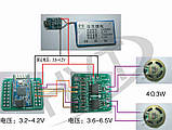 Bluetooth-модуль BK8000L AT Commands 4.0 apt-X Hi-fi аудіостерео DC 3.3-4.2V, фото 3