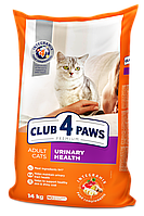 Сухой корм Club 4 Paws Premium Urinary Клуб 4 лапы для кошек профилактика здоровья мочекаменной болезни 14 КГ