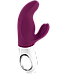 Вібратор для точки G і стимуляції клітора Fun Factory MISS BI фіолетовий, фото 3