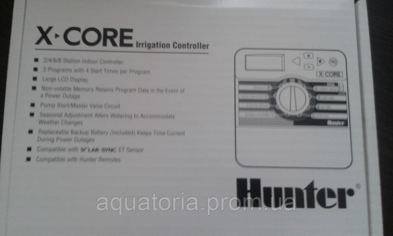Контроллер Hunter, XC 601i-E для управления 6 зонами (внутренний) - фото 6 - id-p65373966