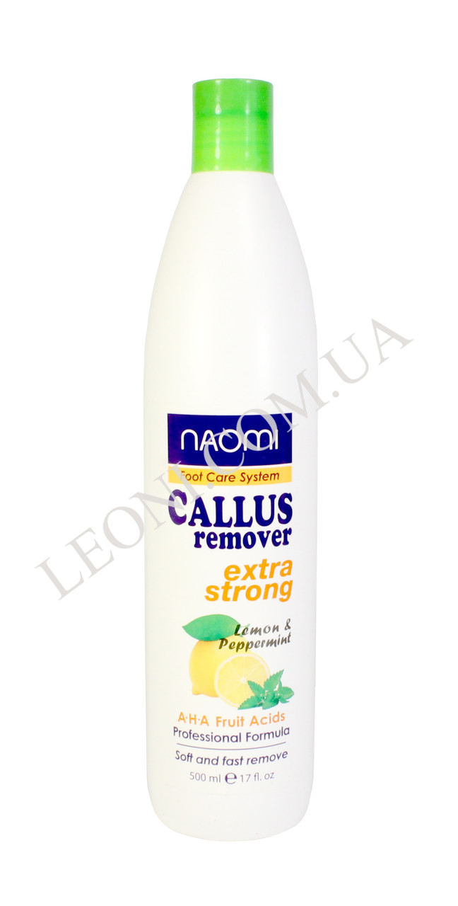 Кислотний Callus remove з ароматом лимона та м'яти  NAOMI 500 мл