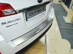 Накладка на бампер Subaru Legacy Outback IV (2009+)