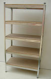 Поличний стелаж 2000х910х610, 5п. ДСП, фото 7