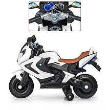 Дитячий електромобіль BMW M 3681AL-1 (MP3, USB, мотори 2x18W, акум.12V7AH, надувні колеса), фото 5