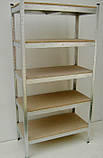 Металевий поличний стелаж 2000х1010х360, 5 полиць ДСП, фото 6