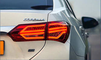 Ліхтарі Toyota Corolla E170 (12-16) тюнінг led оптика стиль 2