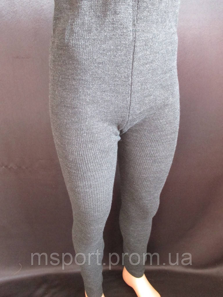 В'язані рейтузи сірого кольору., фото 1