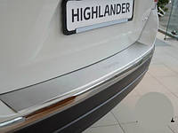Накладка на бампер Toyota Highlander II FL (2008+)