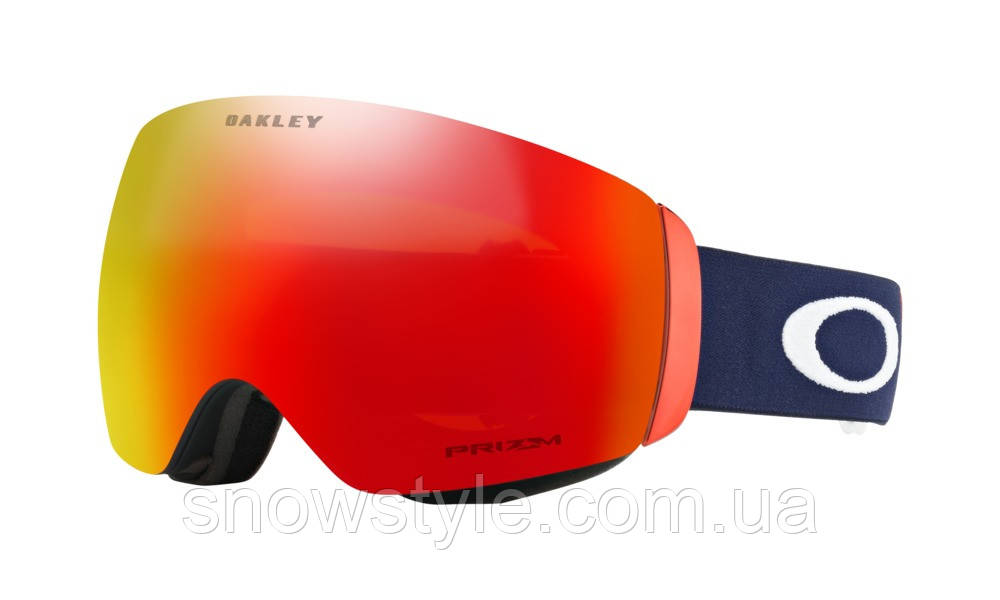 Маска горнолыжная Oakley Flight Deck M (XM) USOC Blazing Eagle Лінза Prizm Torch Iridium, фото 1