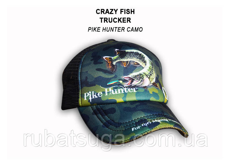 Кепка CRAZY FISH PIKE HUNTER camo