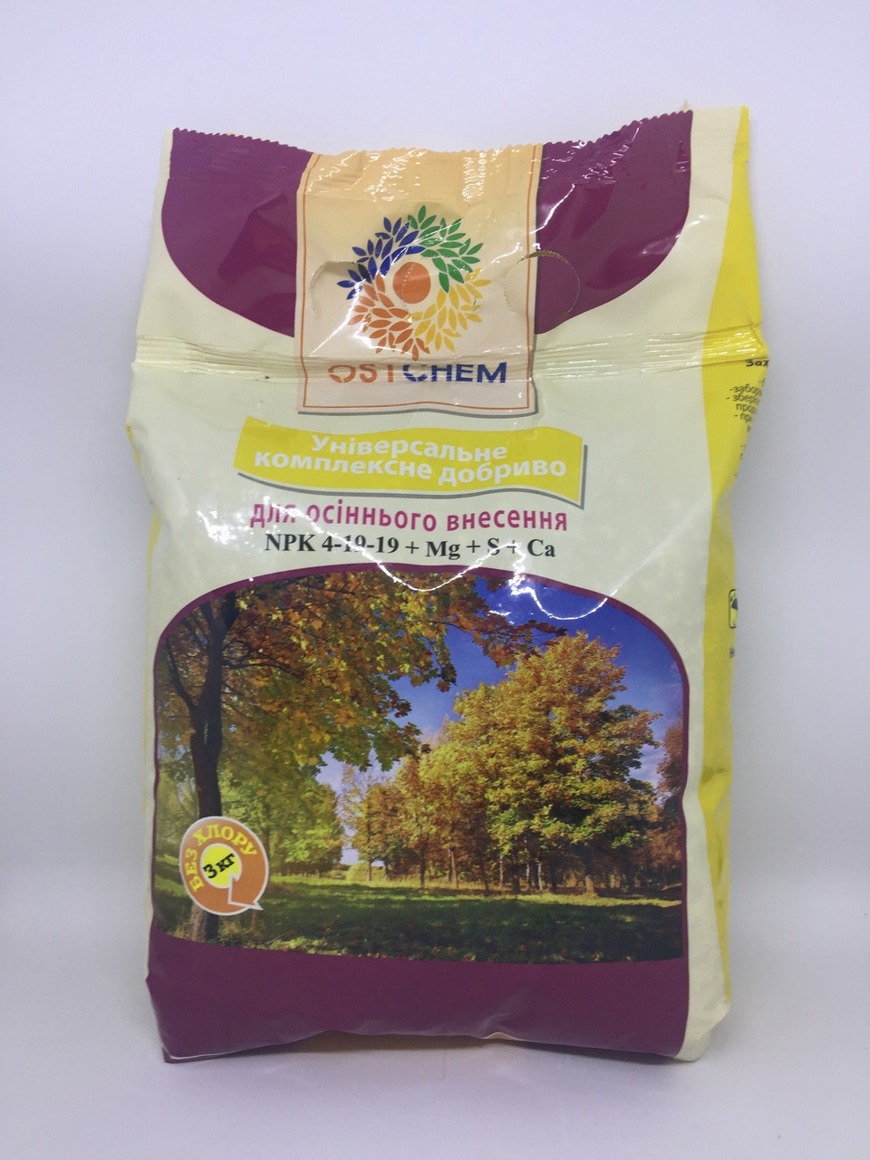 Оксамит універсальне добриво Літо-Осінь, NPK 4-9-19+МЕ, 3 кг. Ostchem, фото 1