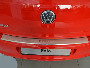 Накладка на бампер Volkswagen Polo V 5D (2009+)