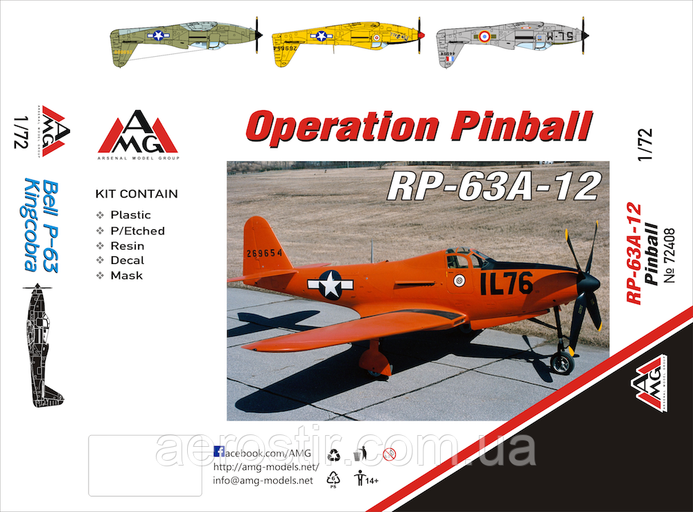 Bell RP-63A-12 (Operation Pinball) 1/72 AMG 72408