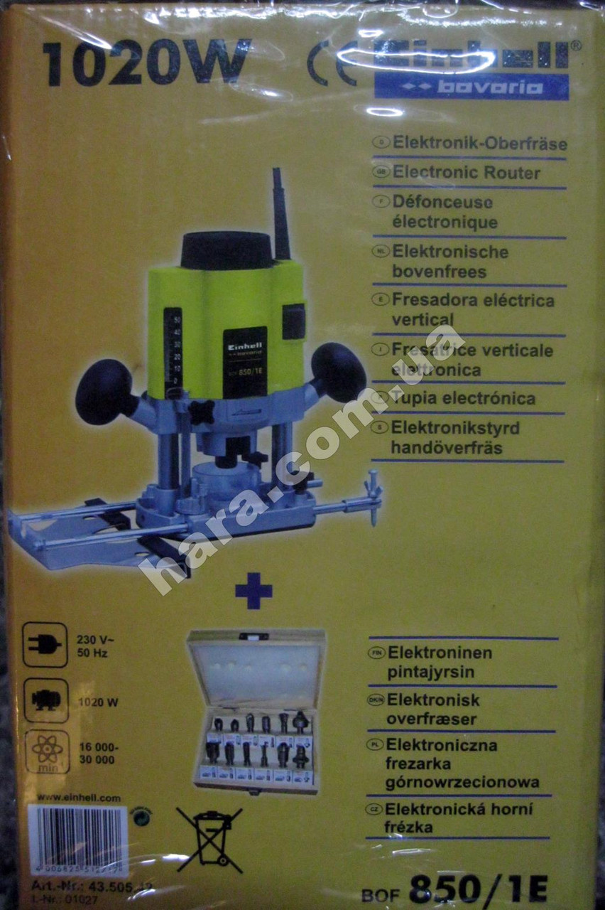 Фрезер Einhell BOF 850/1E - фото 3 - id-p31772278