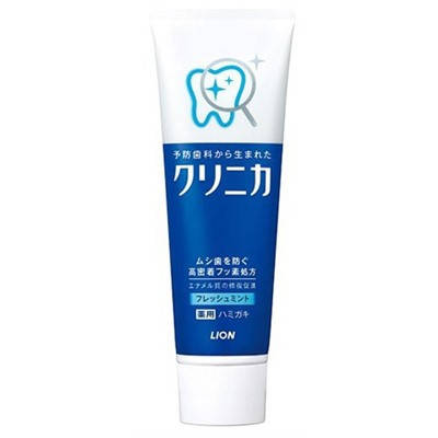 Зубна паста Lion "Clinica Fresh Mint" комплексної дії c ароматом освіжаючої м'яти 130 г (205647), фото 1