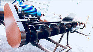 Подборщик шнековый под трубу 108 мм, ширина 2 м