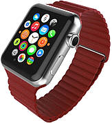 Ремінець для Apple iWatch 42mm Leather Loop Band ser. Red(993626)