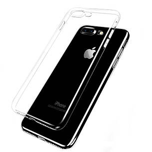 Чохол-накладка TPU для iPhone 7 Plus (5.5") Ultra-thin ser. Прозорий/безколірний, фото 1
