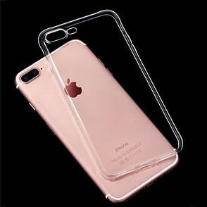 Чохол-накладка TPU для iPhone 7 Plus (5.5") Ultra-thin ser. Прозорий/безколірний, фото 3
