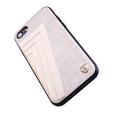 Чохол-накладка Nillkin для iPhone 7 (4.7") Hybrid ser. Світло-коричневий(129535), фото 3