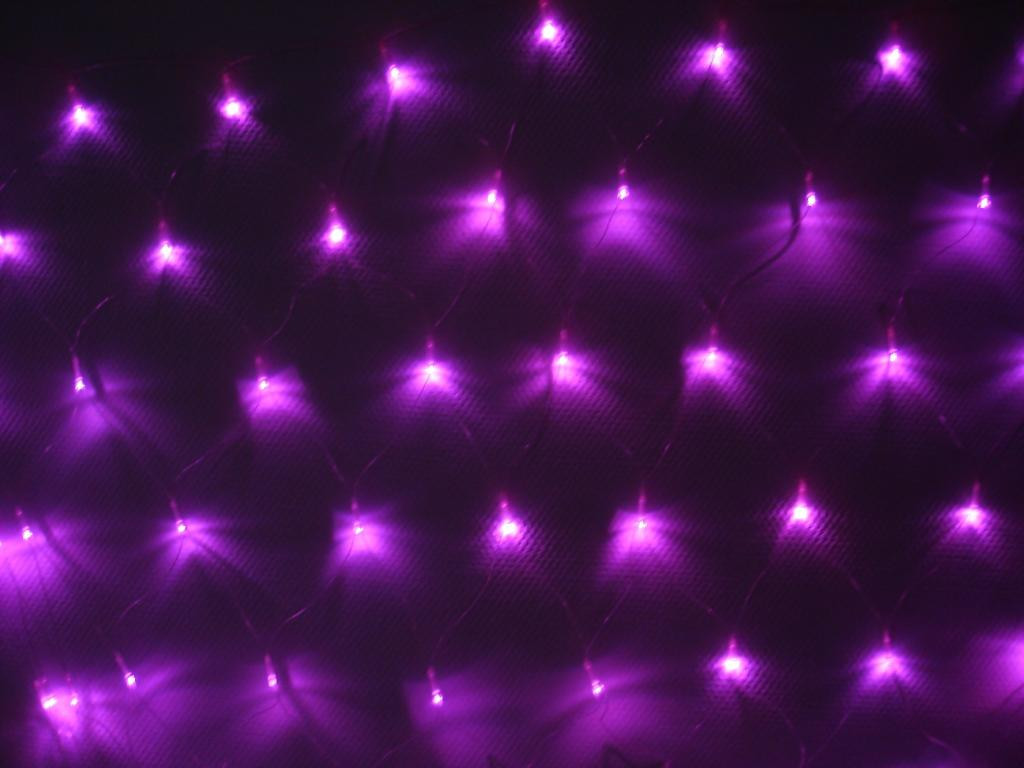 Гірлянда Сітка світлодіодна 2х2м, колір: рожевий 200 LED