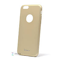 Чехол накладка iPaky для iPhone 6 / 6S Metal Plating ser. золотистый