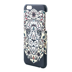 Чохол-накладка для IPHONE 6/6S Animal Pattern Лев-Темний фон, фото 4