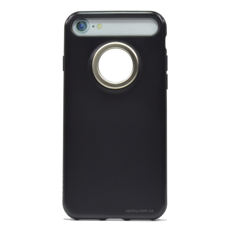 Чохол-накладка ROCK для iPhone 7 (4.7") Ring Holder Case M2 ser. TPU+PC Чорний