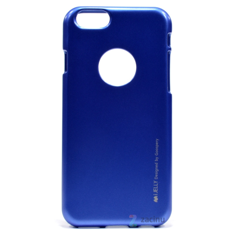 Чохол-накладка Mercury для iPhone 6/6S iJelly Metal ser. TPU Синій(289039)