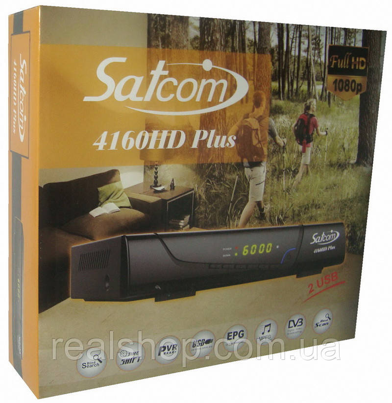SatCom 4160 HD Plus AC3 ресивер + безплатна прошивка!, фото 1