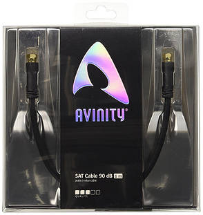 Аудіо-відео кабель Avinity SAT 100см Чорний, фото 2