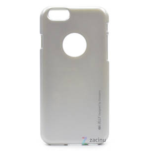 Чохол-накладка Mercury для iPhone 6/6S iJelly Metal ser. TPU Сріблястий(289015), фото 1