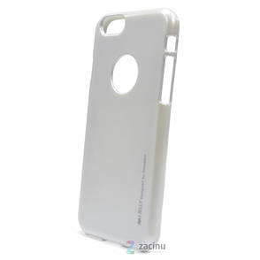 Чохол-накладка Mercury для iPhone 6/6S iJelly Metal ser. TPU Сріблястий(289015), фото 3