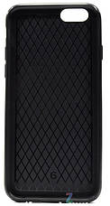 Чохол-накладка TPU для iPhone 6 Plus/ 6S Plus Carbon ser. Чорний, фото 5