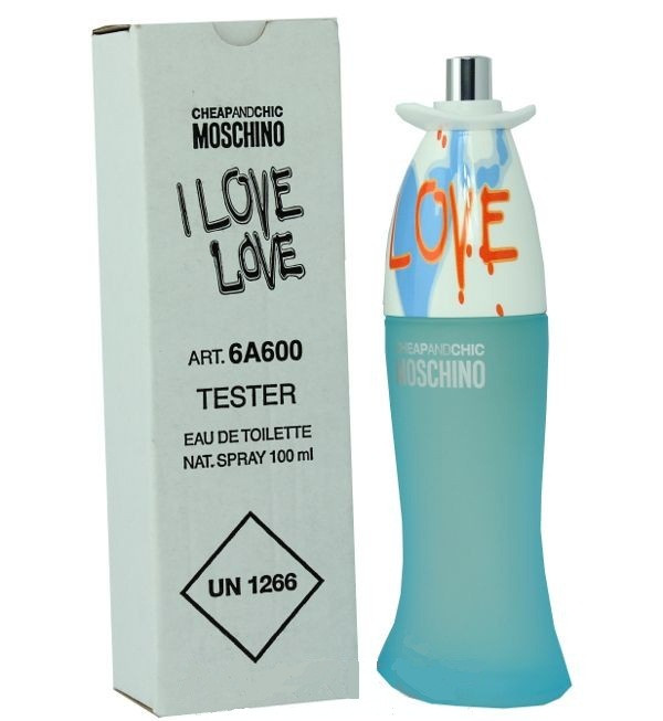 Moschino I Love Love туалетная вода 100 ml. (Тестер Москино Ай Лав Лав ...